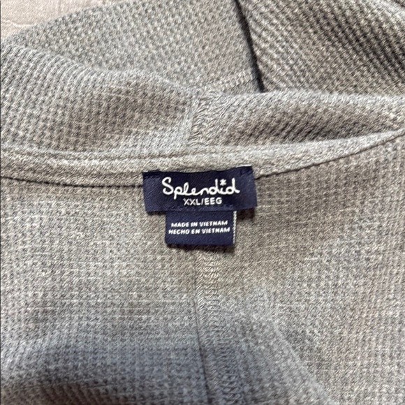 Splendid Hooded cardigan with purple tank Sz XXL - Picture 10 of 12
